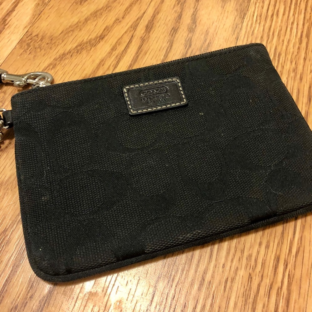 Coach - Black Wristlet